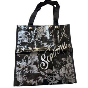 Sephora Kat Von D Reusable Black Shopping Bag